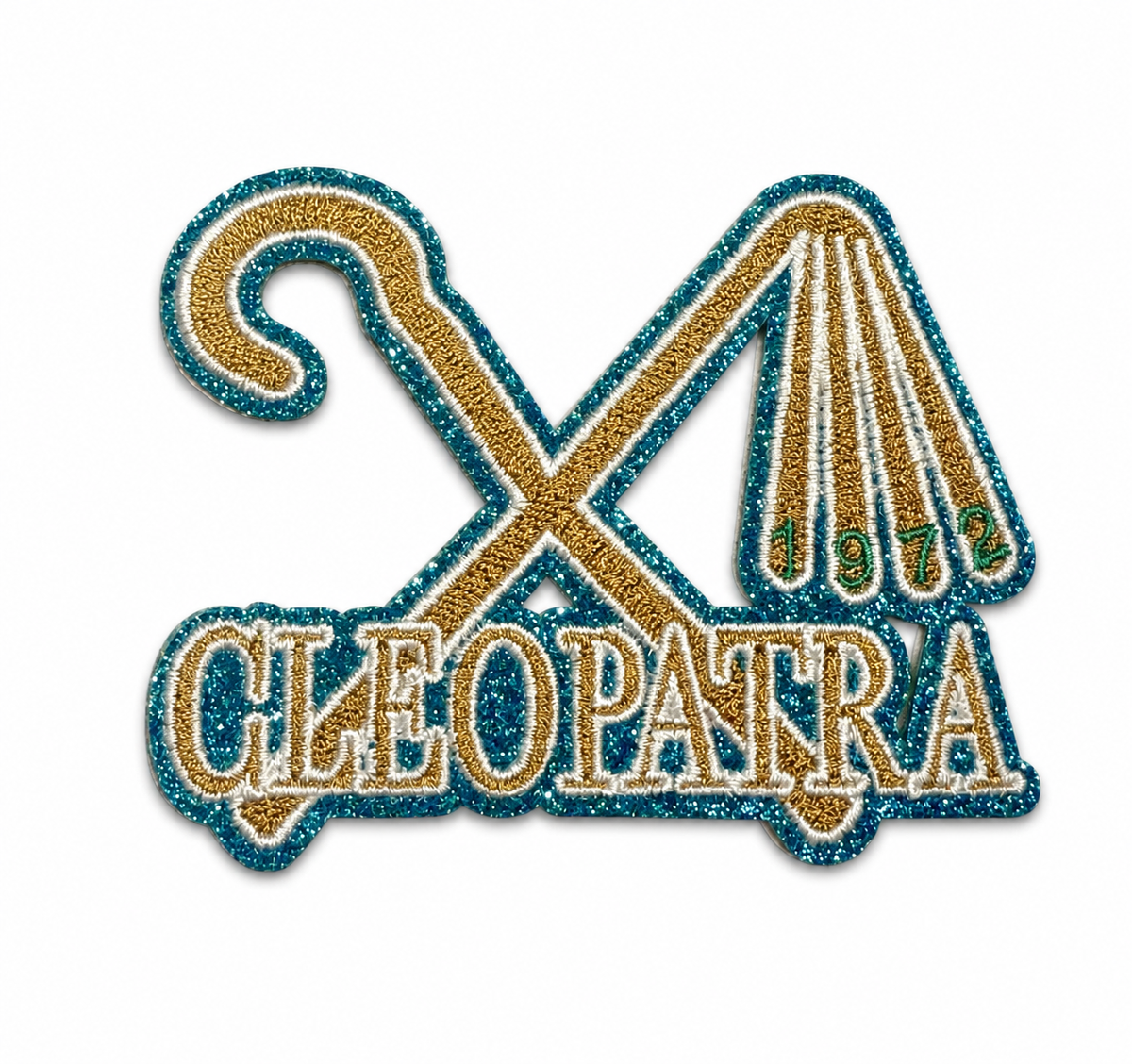 Cleo Crook + Flail- Turquoise/ Gold (small)